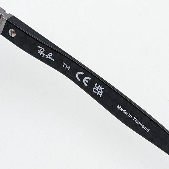 Ray Ban ORX8908 Crystal Blue 5719 53 Unisex Rectangle Eyeglasses - Picture 8 of 8